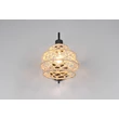 Trio HIVE fali lámpa fém, természetes, fekete, E27 - R21681736