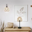 Trio HIVE fali lámpa fém, természetes, fekete, E27 - R21681736