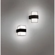 Trio MOLINA kültéri fali lámpa fém, műanyag, antracit, fehér, LED, 3000K, 2x4.6W, 1100lm, IP54 - R22052142