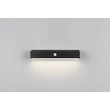 Trio SILVES kültéri fali lámpa műanyag, fekete, LED, 6W, 700lm, 4000K, IP44 - R23306102