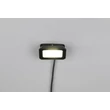 Trio FUNCHAL reflektor fém, üveg, fekete, áttetsző, LED, 20W, 1800lm, 4000K, IP65 - R23346132