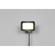 Trio FUNCHAL reflektor fém, üveg, fekete, áttetsző, LED, 20W, 1800lm, 4000K, IP65 - R23346132