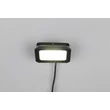 Trio FUNCHAL reflektor fém, üveg, fekete, áttetsző, LED, 30W, 2800lm, 4000K, IP65 - R23346232