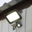 Trio FUNCHAL reflektor fém, üveg, fekete, áttetsző, LED, 20W, 1800lm, 4000K, IP65 - R23349132