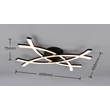 Trio POLLOCK mennyezet lámpa fém, műanyag, fekete, fehér, LED, 22W, 3000K, 2500Lm - R23691132