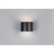 Trio GENIE mozgásérzékelős kültéri fali lámpa fém, fekete, 2W, 3000K, 300Lm, IP44 - R24161632