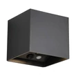 Trio GENIE mozgásérzékelős kültéri fali lámpa fém, fekete, 2W, 3000K, 300Lm, IP44 - R24169632