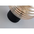 Trio EARL fali lámpa fém, üveg, fekete, borostyán, LED, 1W, 140lm, 3000K - R27771113