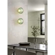 Trio EARL fali lámpa fém, üveg, bronz, zöld, LED, 1W, 140lm, 3000K - R27771115