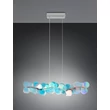 Trio PULSE függeszték fém, műanyag, áttetsző, LED, 18W, 4000K, 2000Lm - R33681153