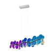 Trio PULSE függeszték fém, műanyag, áttetsző, LED, 18W, 4000K, 2000Lm - R33681153