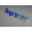 Trio PULSE függeszték fém, műanyag, áttetsző, LED, 18W, 4000K, 2000Lm - R33681153
