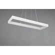 Trio CAMINO függeszték fém, műanyag, fehér, LED, 27W, 4000K, 3600Lm - R35771131