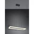 Trio CAMINO függeszték fém, műanyag, fehér, fekete, LED, 27W, 4000K, 3400Lm - R35771132