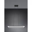 Trio CAMINO függeszték fém, műanyag, fehér, fekete, LED, 27W, 4000K, 3400Lm - R35771132