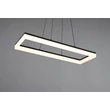 Trio CAMINO függeszték fém, műanyag, fehér, fekete, LED, 27W, 4000K, 3400Lm - R35771132