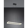 Trio CAMINO függeszték fém, műanyag, fehér, fekete, LED, 27W, 4000K, 3400Lm - R35771132