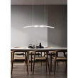 Trio GINKO függeszték fém, fehér, LED, 18W, 2100lm, 4000K - R35791131