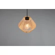 Trio LUCILLE függeszték papír, fekete, barna, E27 - R36111026