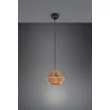 Trio LUCILLE függeszték papír, fekete, barna, E27 - R36111026