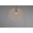 Trio PAULETTE függeszték papír, fekete, barna, E27 - R36141026