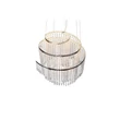 Trio POMP függeszték metal, acrill, króm, áttetsző, LED, 2700K - 6500K, 38W, 5500lm - R37349106