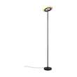 Trio SAMBA állólámpa fém, műanyag, fekete, fehér, RGB-LED, 16.5W, 2700-6500K, 1900Lm - R43411132