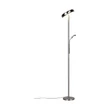 Trio PALERMO állólámpa fém, nikkel, LED, 5W+18W, 3000-4000-6500K, 500+2000Lm - R45741107