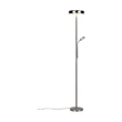 Trio PALERMO állólámpa fém, nikkel, LED, 5W+18W, 3000-4000-6500K, 500+2000Lm - R45741107