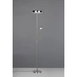 Trio PALERMO állólámpa fém, nikkel, LED, 5W+18W, 3000-4000-6500K, 500+2000Lm - R45741107