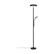 Trio PALERMO állólámpa fém, fekete, LED, 5W+18W, 3000-4000-6500K, 500+2000Lm - R45741132
