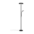 Trio PALERMO állólámpa fém, fekete, LED, 5W+18W, 3000-4000-6500K, 500+2000Lm - R45741132