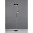 Trio PALERMO állólámpa fém, fekete, LED, 5W+18W, 3000-4000-6500K, 500+2000Lm - R45741132