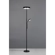 Trio PALERMO állólámpa fém, fekete, LED, 5W+18W, 3000-4000-6500K, 500+2000Lm - R45741132