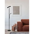 Trio PALERMO állólámpa fém, fekete, LED, 5W+18W, 3000-4000-6500K, 500+2000Lm - R45741132