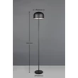 Trio JEFF állólámpa fém, fekete, LED, 2.5W, 3000K, 250Lm - R49151132