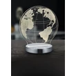 Trio GLOBE dekor lámpa fém, akrill, króm, áttetsző, LED, 3000K-4000K-6500K, 7W, 600lm - R52481106