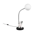 Trio ARM asztali lámpa fém, műanyag, fekete, fehér, LED, 1.5W, 2700K, 100Lm - R53801102