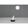 Trio ARM asztali lámpa fém, műanyag, fekete, fehér, LED, 1.5W, 2700K, 100Lm - R53801102