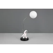 Trio ARM asztali lámpa fém, műanyag, fekete, fehér, LED, 1.5W, 2700K, 100Lm - R53801102