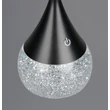 Trio TEMBO asztali lámpa műanyag, áttetsző, fekete, RGB-LED, 4.5W, 3000-4200-6500K, 420Lm - R53851102