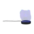 Trio JOY dekor lámpa műanyag, fekete, áttetsző, RGB-LED, 1.5W - R53881102