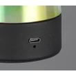 Trio DOOLEY asztali lámpa fém, üveg, fekete, áttetsző, LED, 1W, 140lm, 3000K - R54981153