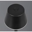 Trio VIDAL asztali lámpa műanyag, fekete, LED, 1.5W, 150lm, 3000K, IP44 - R54991132