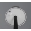 Trio VIDAL asztali lámpa műanyag, fekete, LED, 1.5W, 150lm, 3000K, IP44 - R54991132