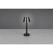 Trio VIDAL asztali lámpa műanyag, fekete, LED, 1.5W, 150lm, 3000K, IP44 - R54991132