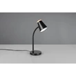 Trio PONGO asztali lámpa műanyag, fekete, LED, 4.5W, 500lm, 3000K - R55831102