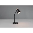 Trio PONGO asztali lámpa műanyag, fekete, LED, 4.5W, 500lm, 3000K - R55831102