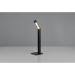 Trio SKIP asztali lámpa fém, fa, fekete, LED, 2W, 185lm, 3000K - R55951132