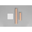 Trio SKIP asztali lámpa fém, fa, fehér, barna, LED, 2W, 185lm, 3000K - R55951135